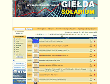 Tablet Screenshot of gielda.solarium.pl